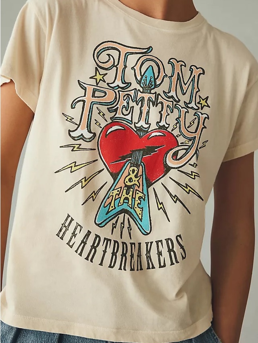 Anthropologie Tom Petty And The Heartbreakers Band T-shirt Size S